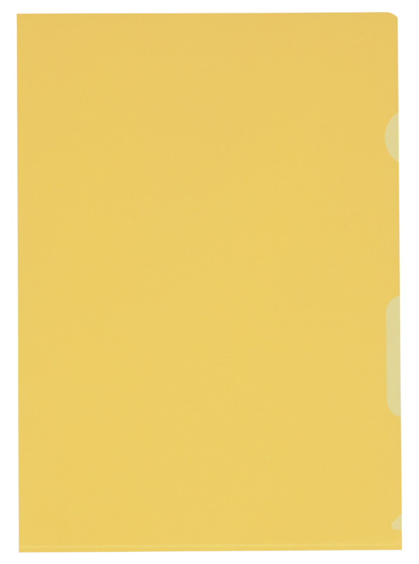 Dossiers transparents A4 jaune