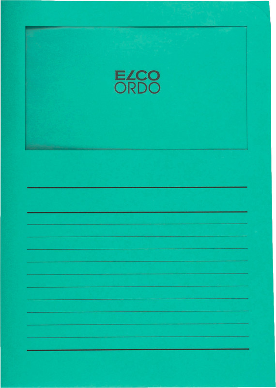 Chemise de classement ELCO - vert émeraude