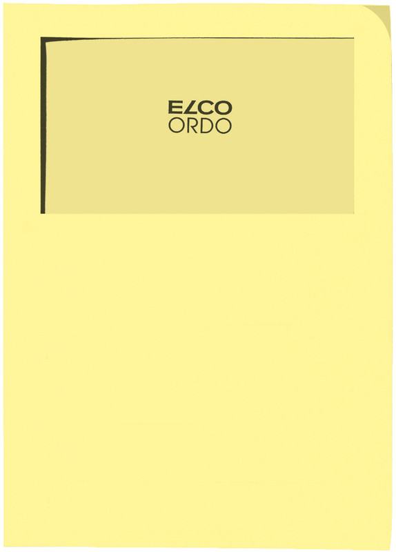 Chemise de classement ELCO - jaune clair