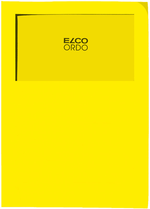 Chemise de classement ELCO - jaune foncé