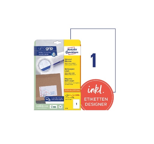 [268611900] Etiquettes universelles AVERY® 1