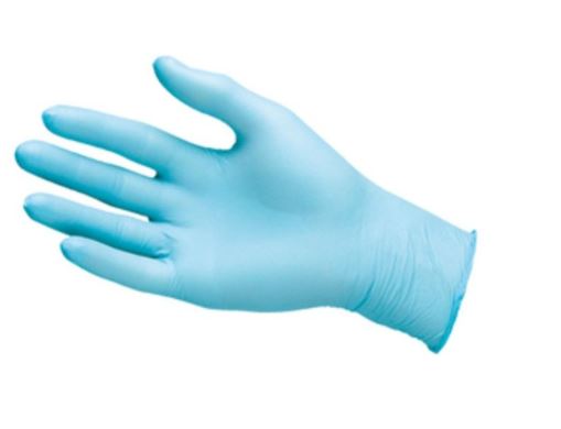 [82666] GANTS NITRILE BLEU - L