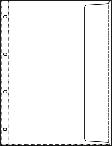 [100472415] Poches à documents avec rabat - A4 