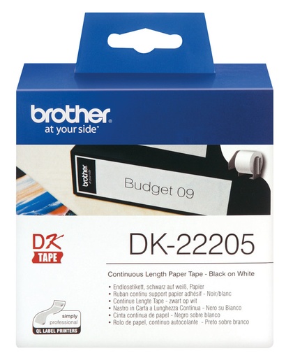 [260300205] Etiquettes en continu BROTHER DK