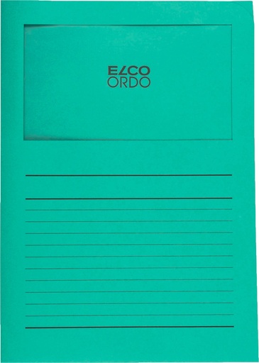 [129489063] Chemise de classement ELCO - vert émeraude