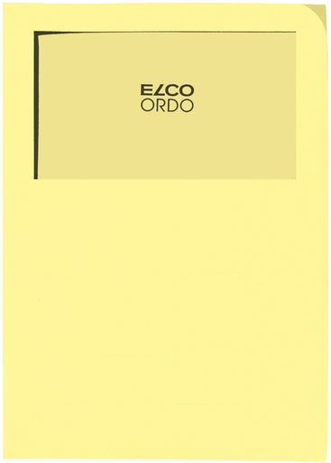 [129469071] Chemise de classement ELCO - jaune clair