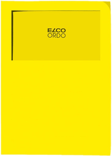[129469072] Chemise de classement ELCO - jaune foncé